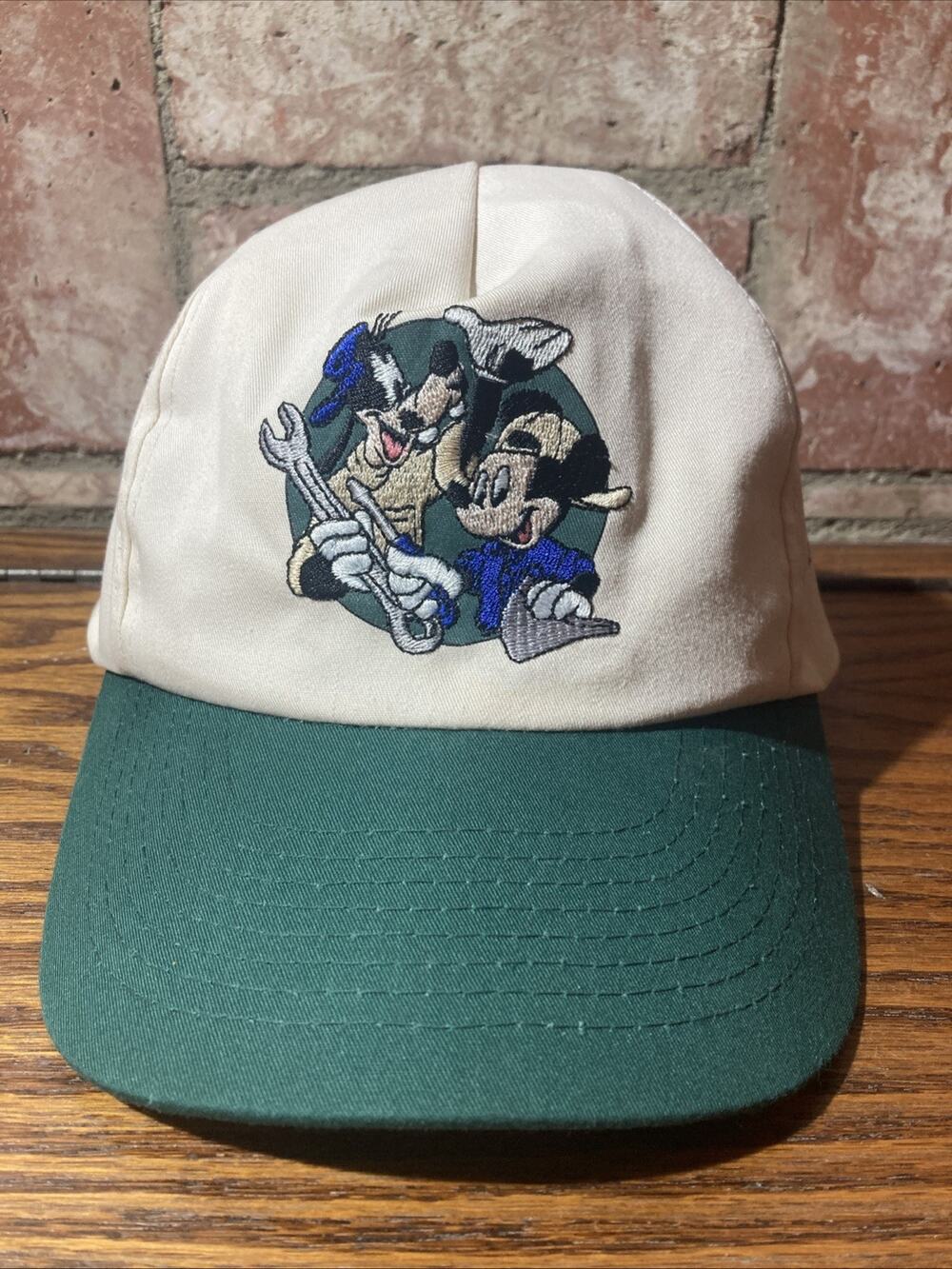 Mickey Mouse Mechanic Vintage Snapback Hat Embroidered Mickey Unlimited Disney